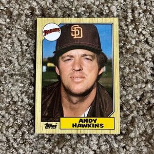 Topps Andy Hawkins Baseball Card